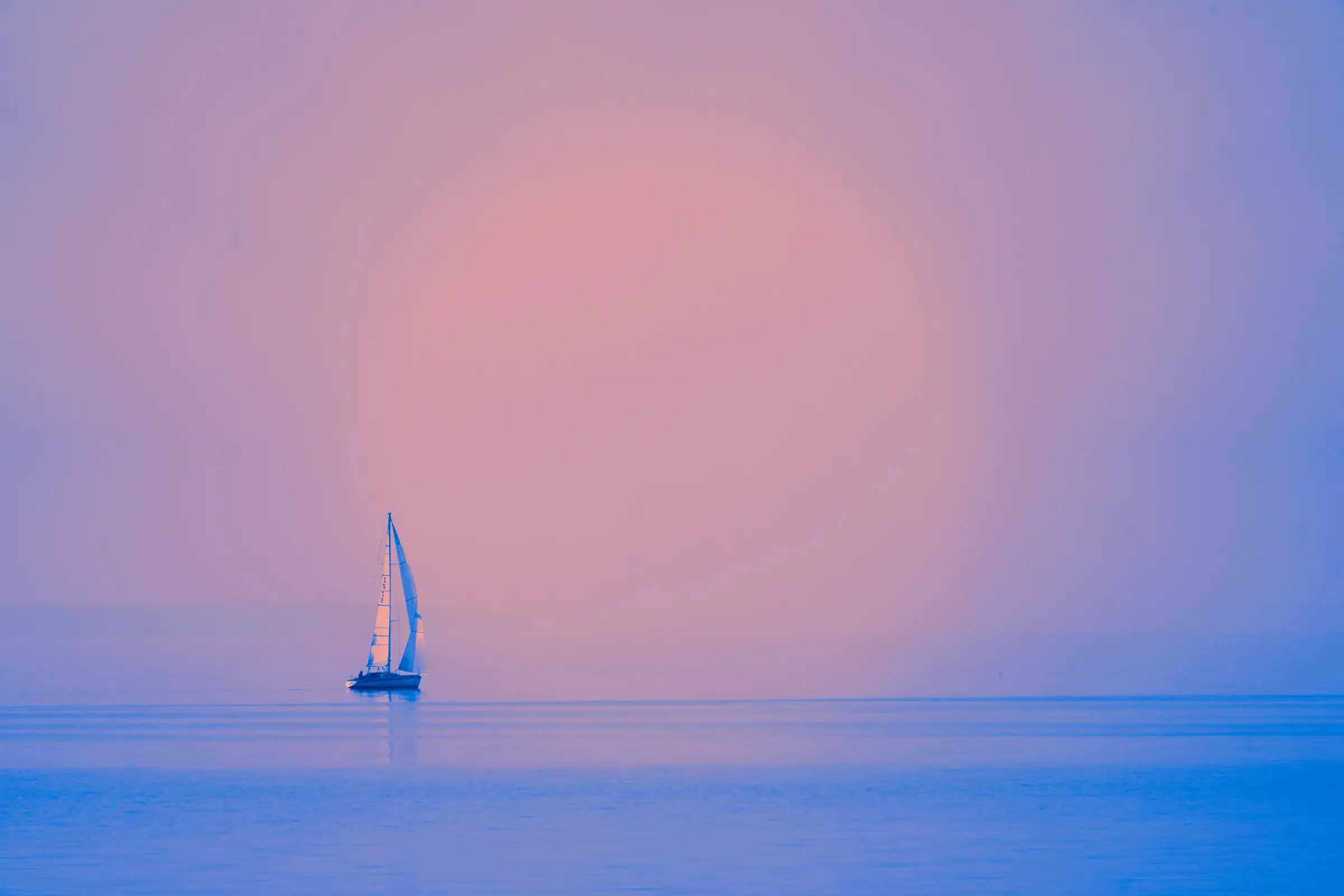 Passage, Chromatic Twin — Lake Geneva · Switzerland. Limited edition fine art photographic print by OneArtPix.
