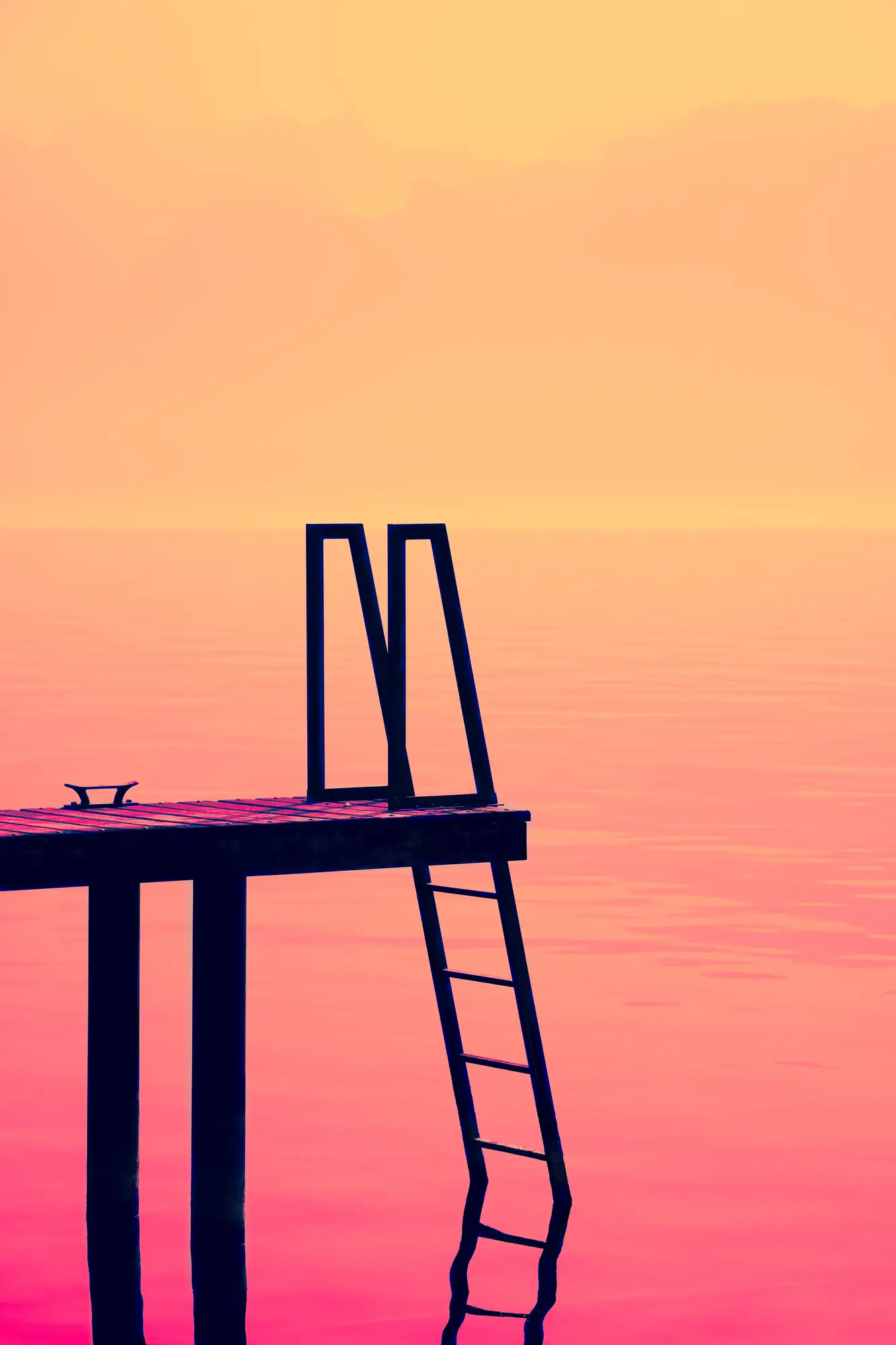 The Threshold, Chromatic Twin — Lake Geneva · Switzerland. Limited edition fine art photographic print by OneArtPix.